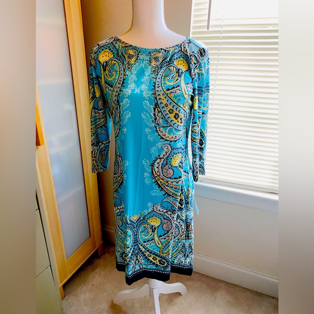 London Times beautiful print dress